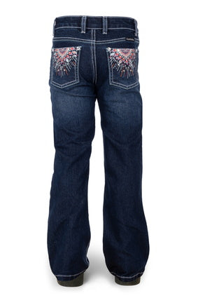 PCP5211606 Girls Adeline Boot Cut Jean |Evening Sky