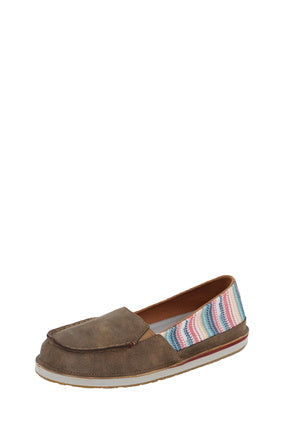 TCWCL0006 Women's Loafer Slip On | Bomber / Pink Multi