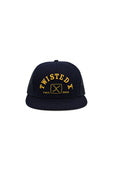 W5W1904CAP Classic HP Trucker Cap | Navy/Yellow
