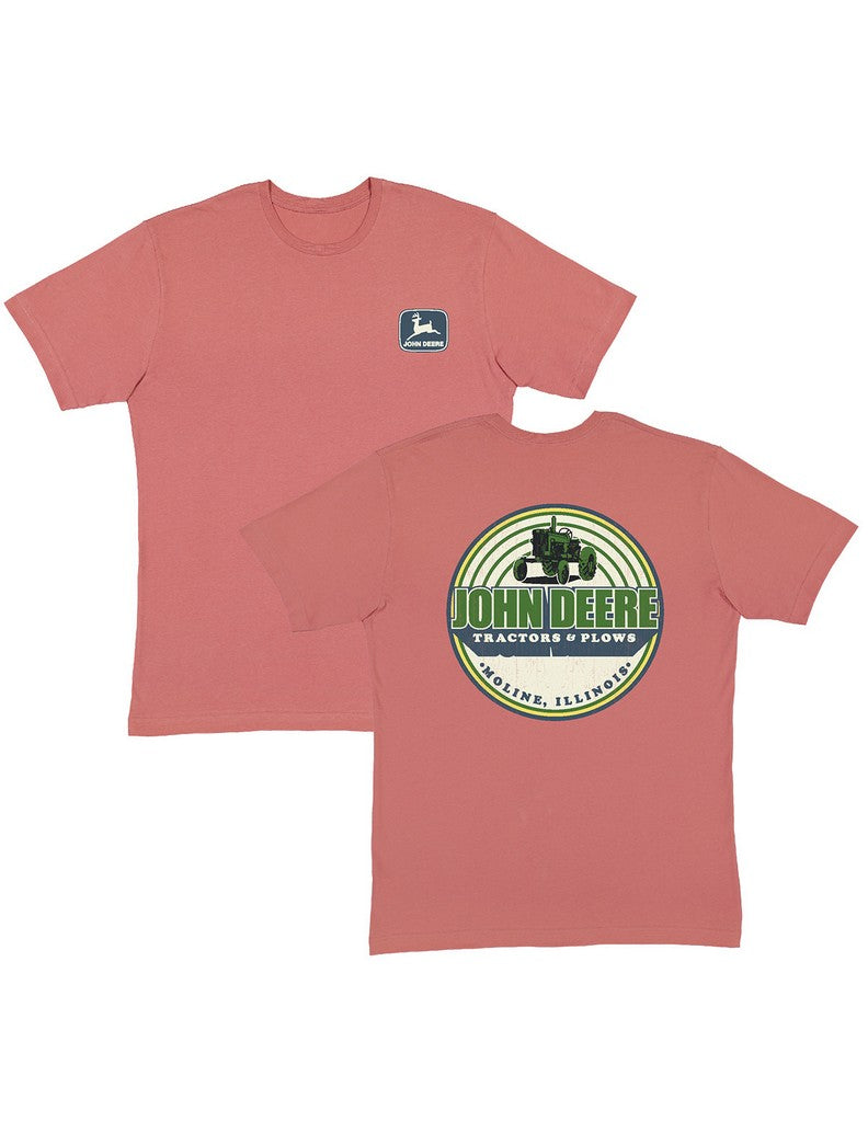 13002239RG John Deere Tractors & Plows Rouge Graphic T-Shirt