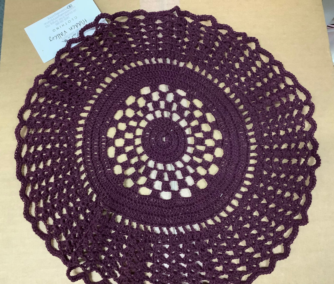 1431570 Debbie Doily | Maroon