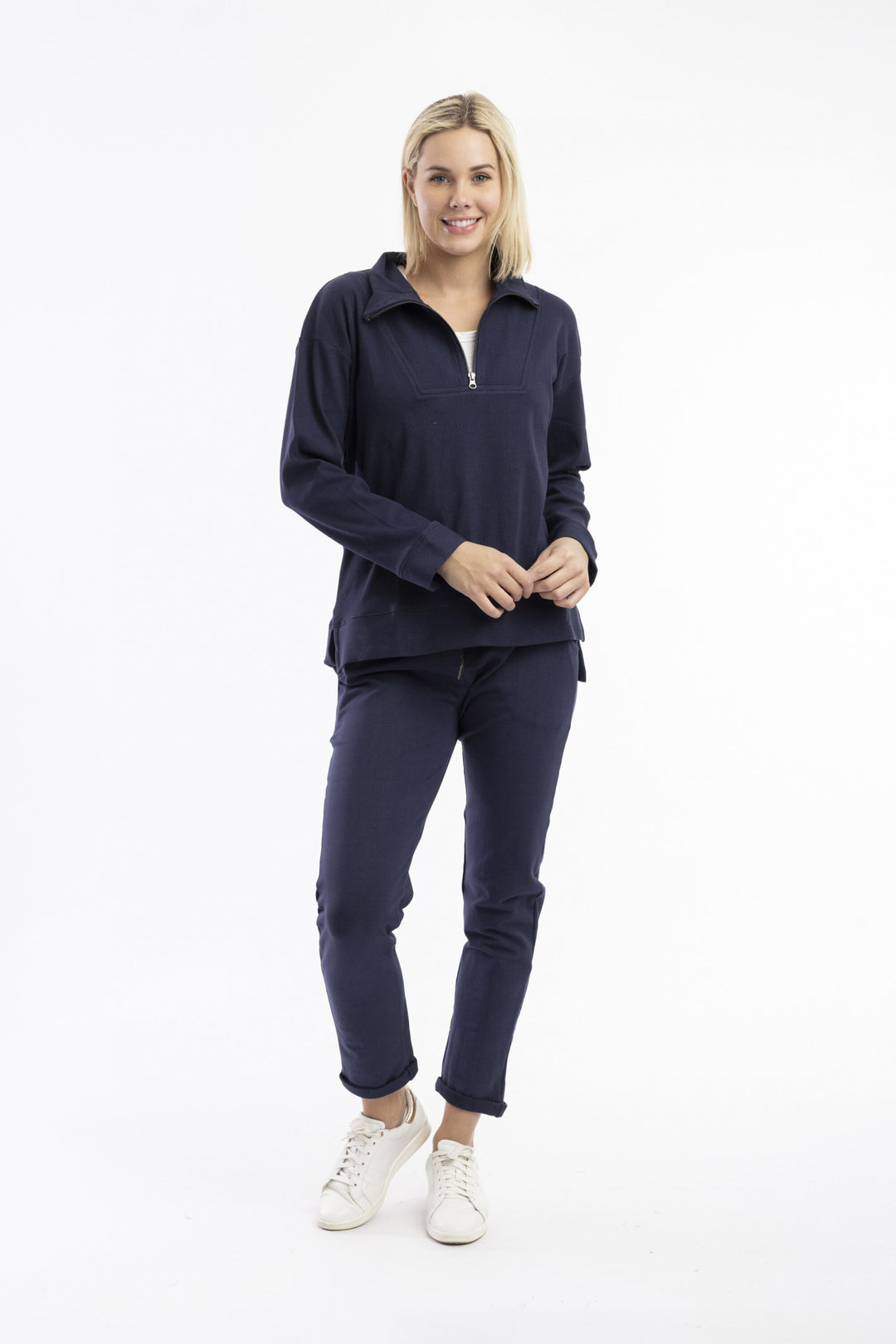 5618 Terry Knit Sweat Pants | Navy