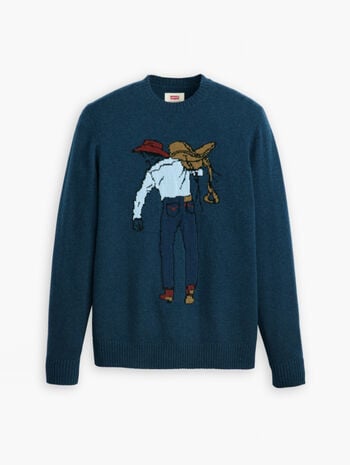 A4320-0019 Original HM Sweater Saddleman | Intarsia
