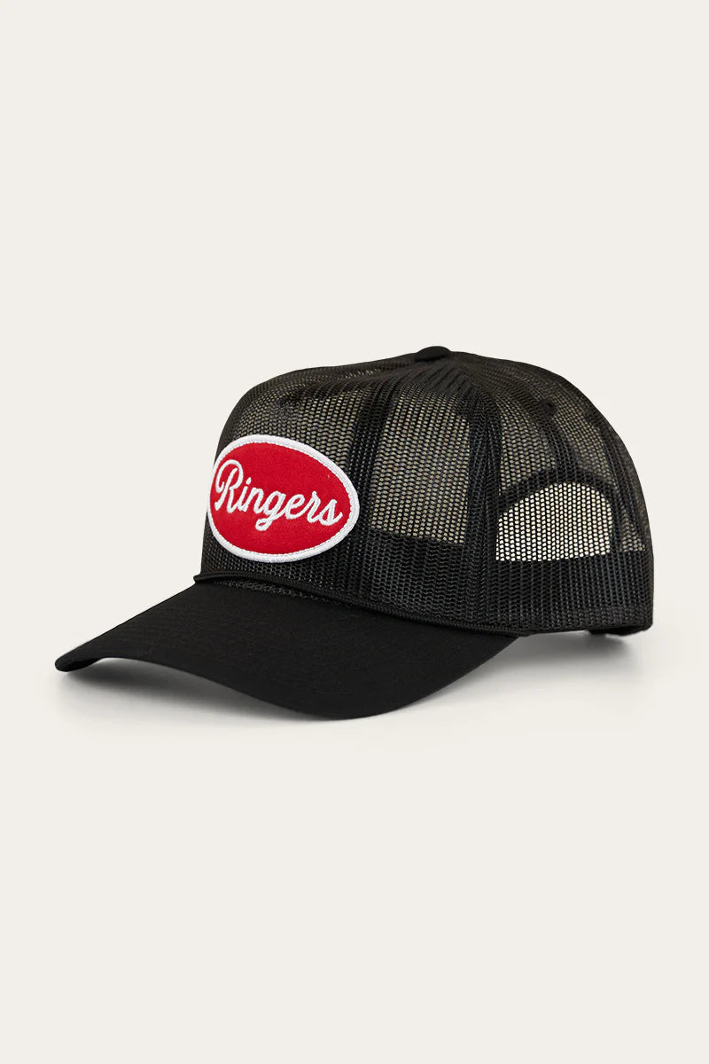 723100RW Montville Trucker Cap | Black