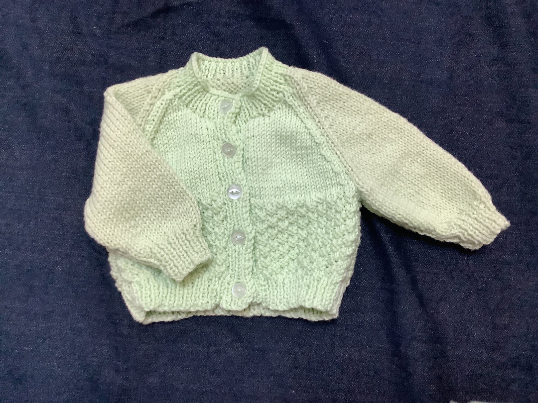 1431934 Baby Lime surprise Cardigan / Lime