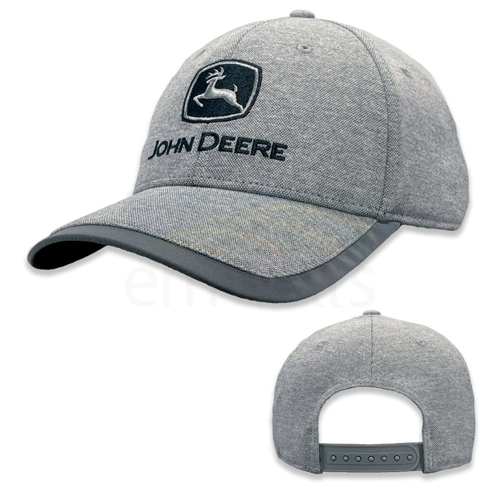 LP83264 John Deere Diamond Pattern Cap with Reflective Visor