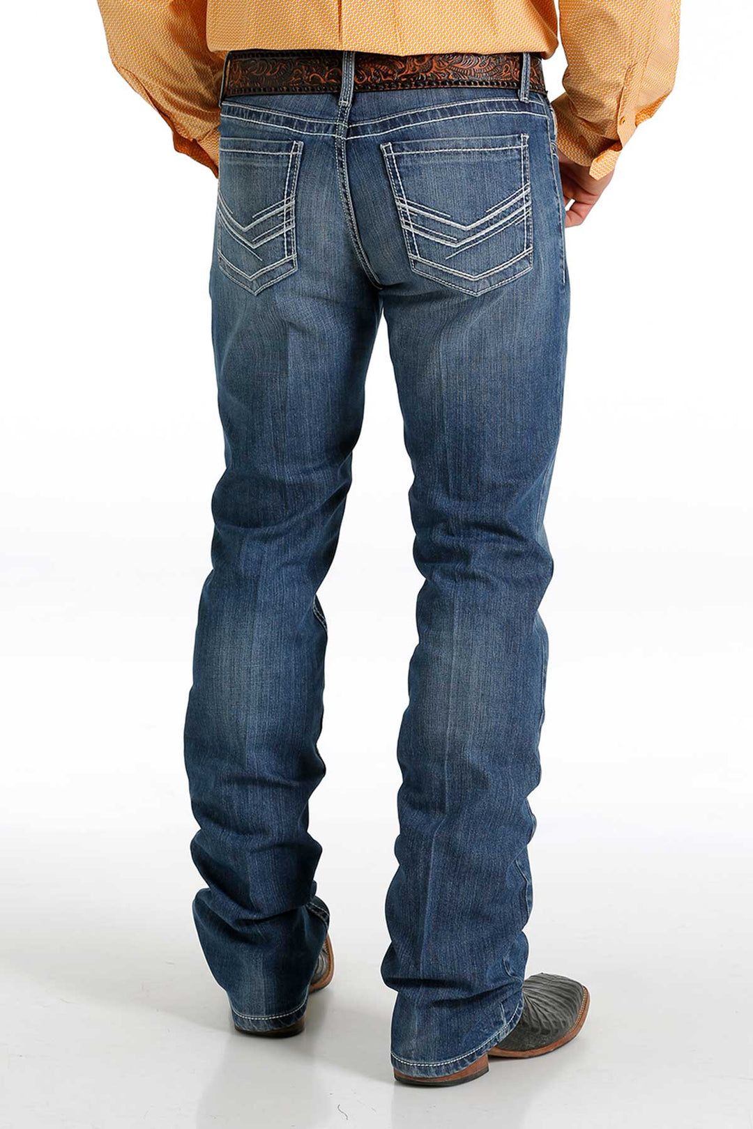 MB55836001 Cinch Ian Limited Edition Men's 34" Leg Jeans | Medium stone wash