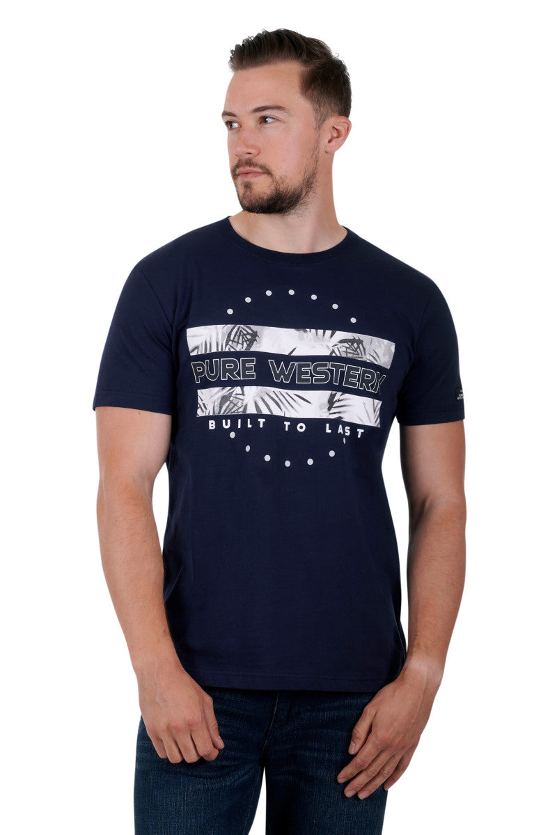 P3S1503767 Mens Parade SS Tee | Navy