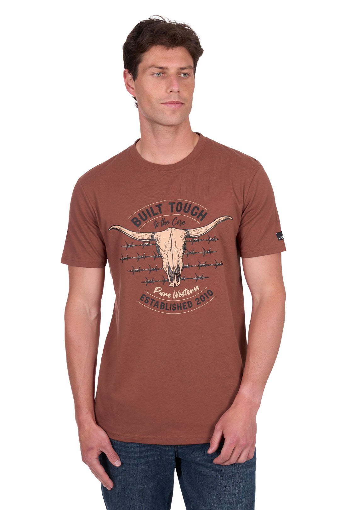 P5S1503084 MEN’S FRANK SHORT SLEEVE TEE | Rust