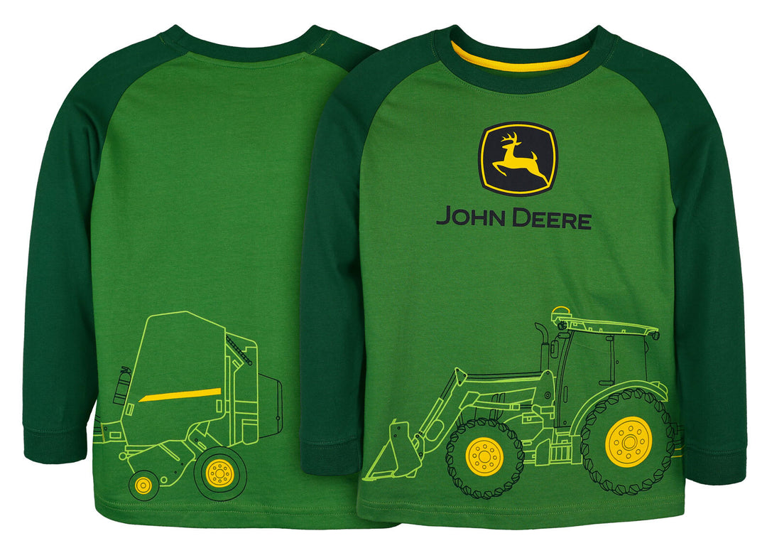 John Deere - Hay Baler T-Shirt Long Sleeve