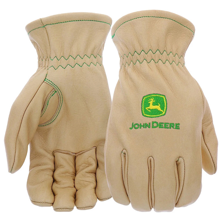 LP77144 John Deere Water resistant Leather Driver Glove