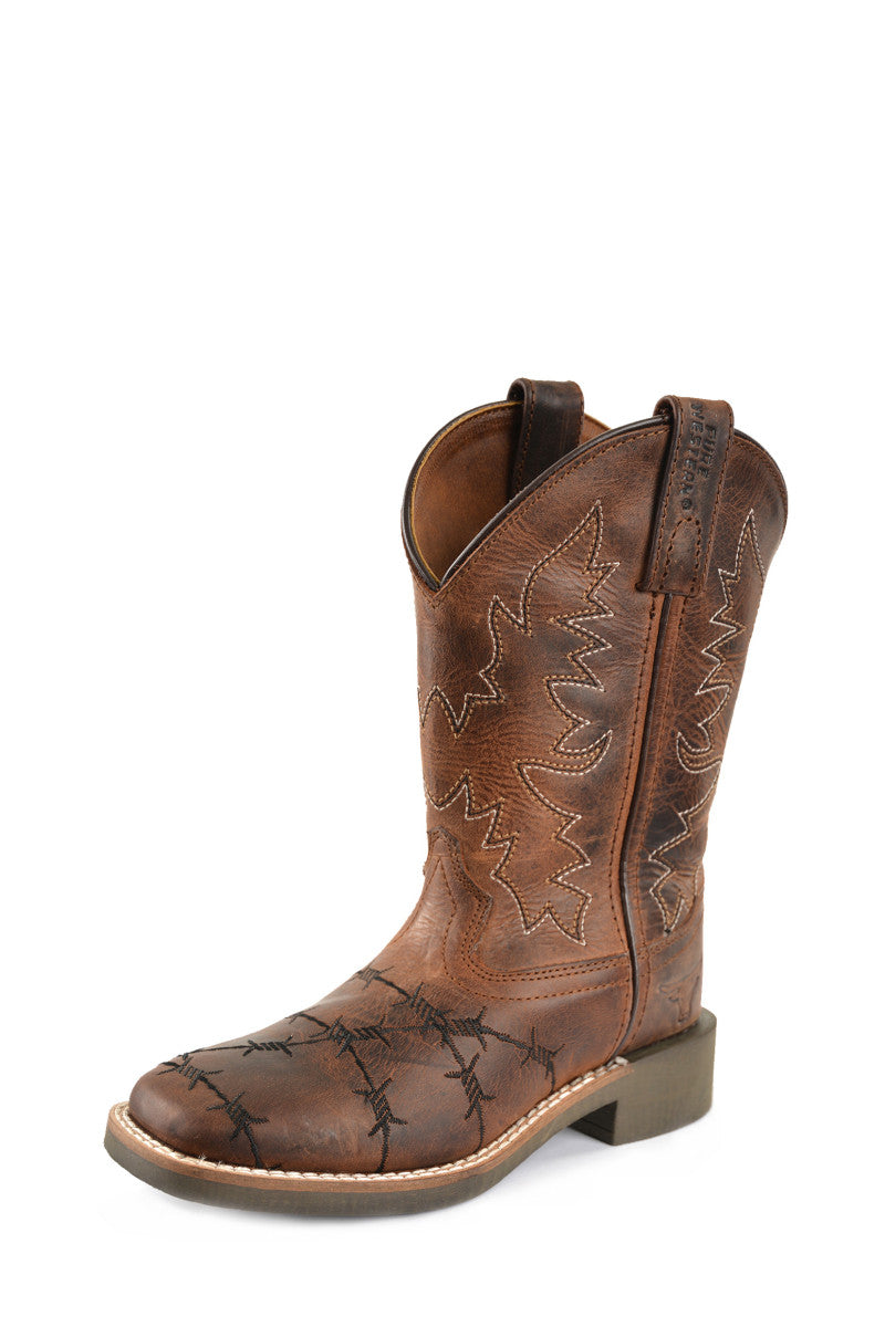 PCP78073C Children Carson Boot | Oil Distressed Brown