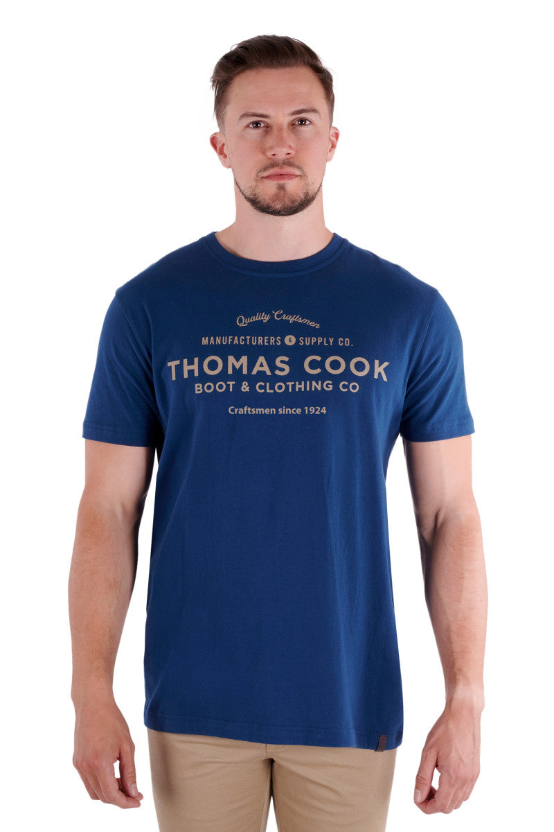 T3S1516010 Mens Baker SS Tee | Petrol