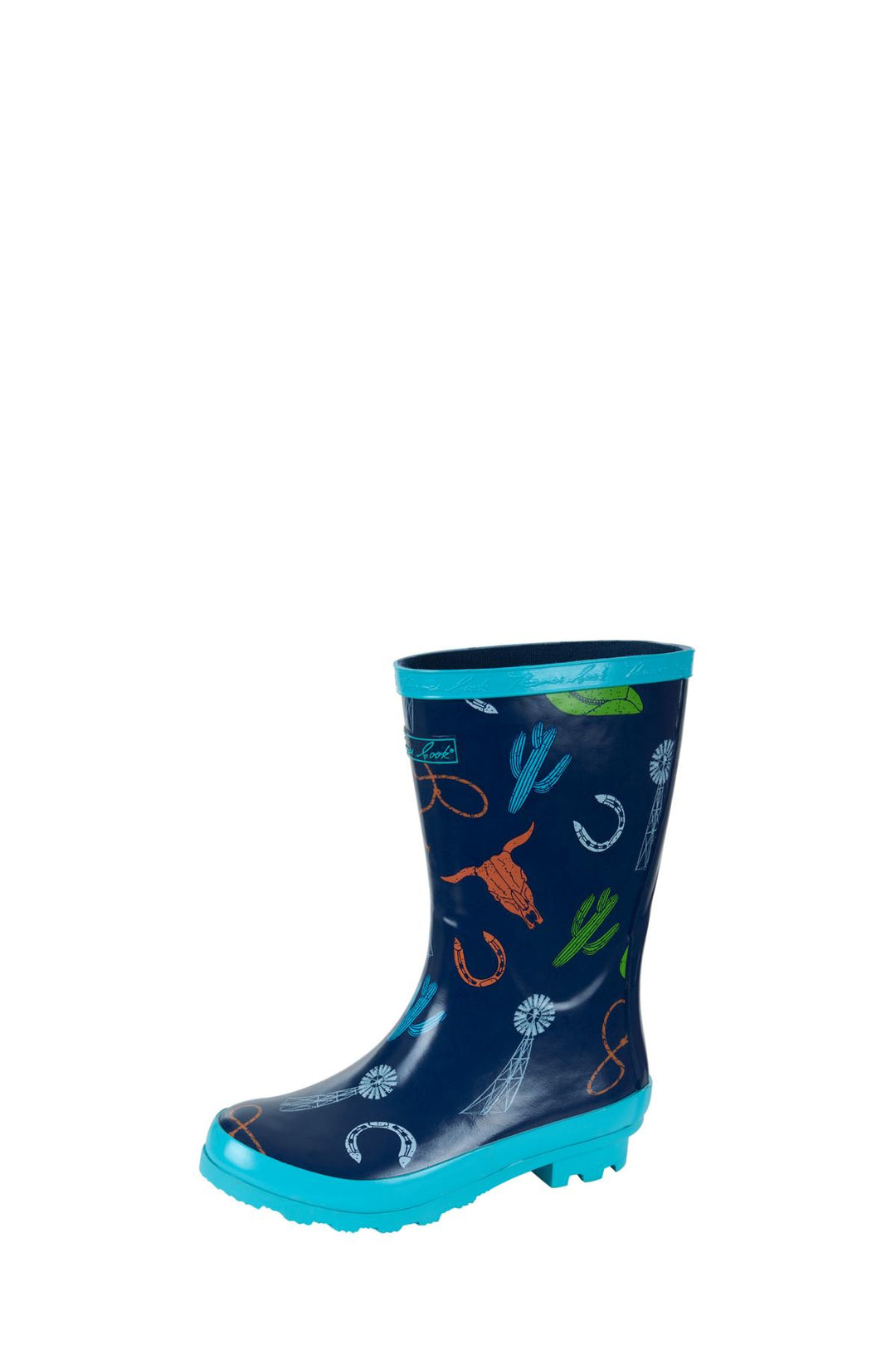 T5W78110 Kids Finlay Gumboot | Navy/Cobalt