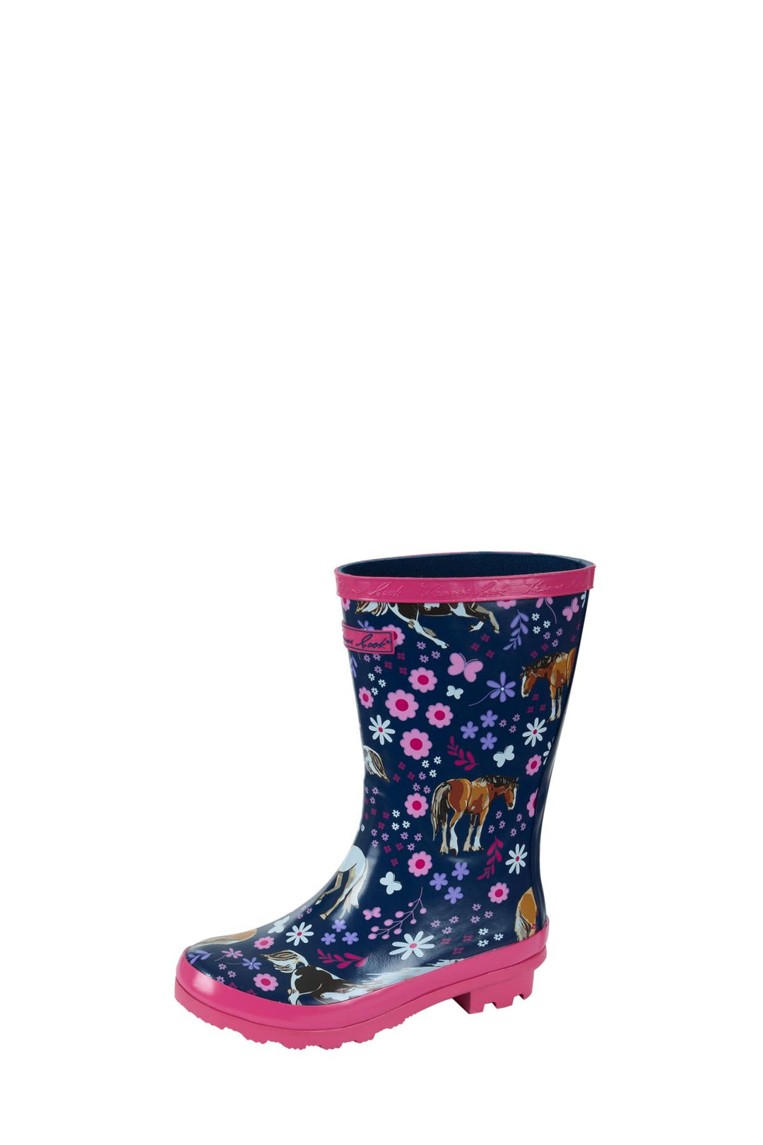 T5W78111 Kids Gigi Gumboot | Blue/Fushia