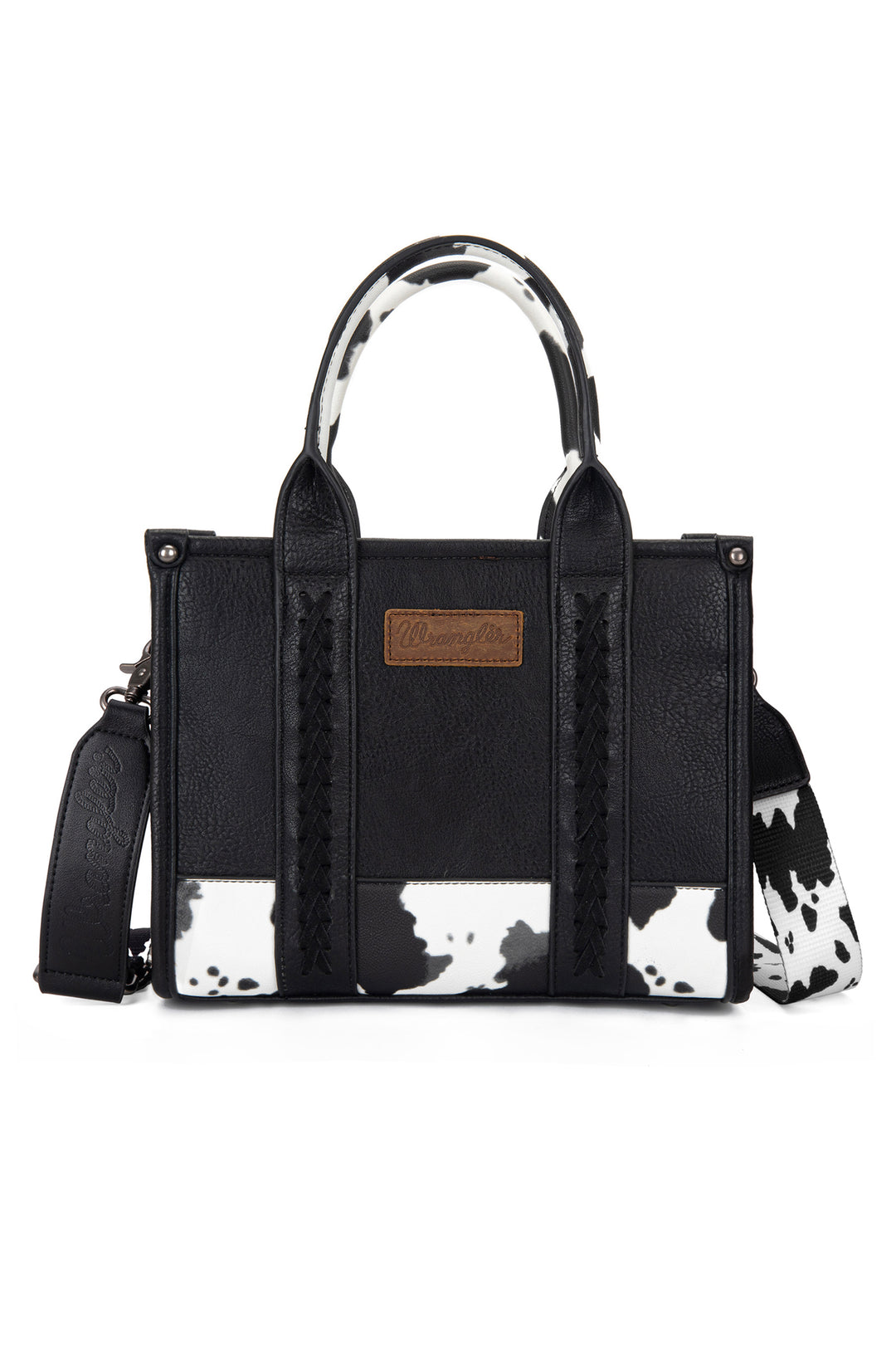 X5S2955BAG Cow Print Crossbody Bag | Black