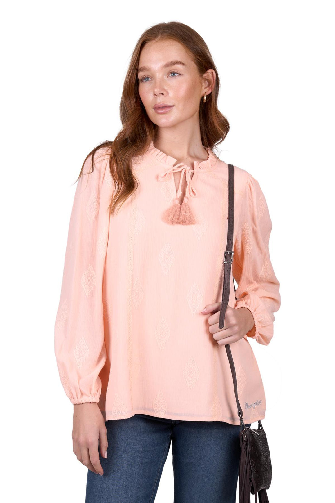 X5W2513333 Wmns Neave LS Shirt | Blush