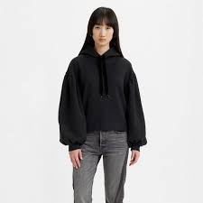 A4758-0001 Akane Rusched Hoodie | Caviar