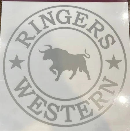 AST-SVL22-SQ30 Ringers Western Classic Sticker | Silver