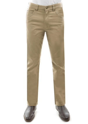 HCP1217070 Mens Stretch Slim 5PKT Twill Jean | Sand
