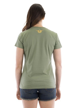 B2S2503210 Wmns Diamond S/S Tee \ Moss