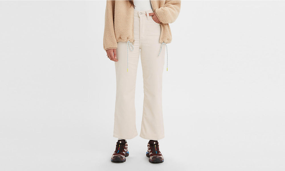 A19670005 Levi's ® Women's Ribcage Cropped Bootcut Pants | Whitecap Gray