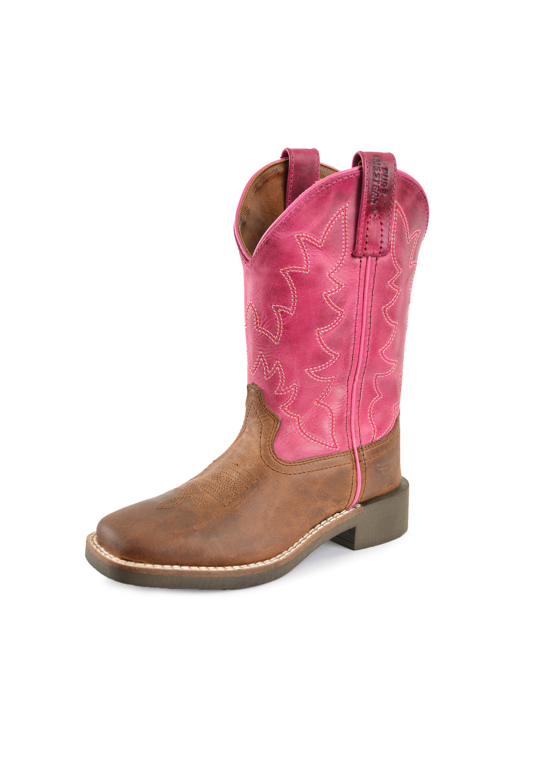 PCP78070C Children Molly Boot | Brown/Pink