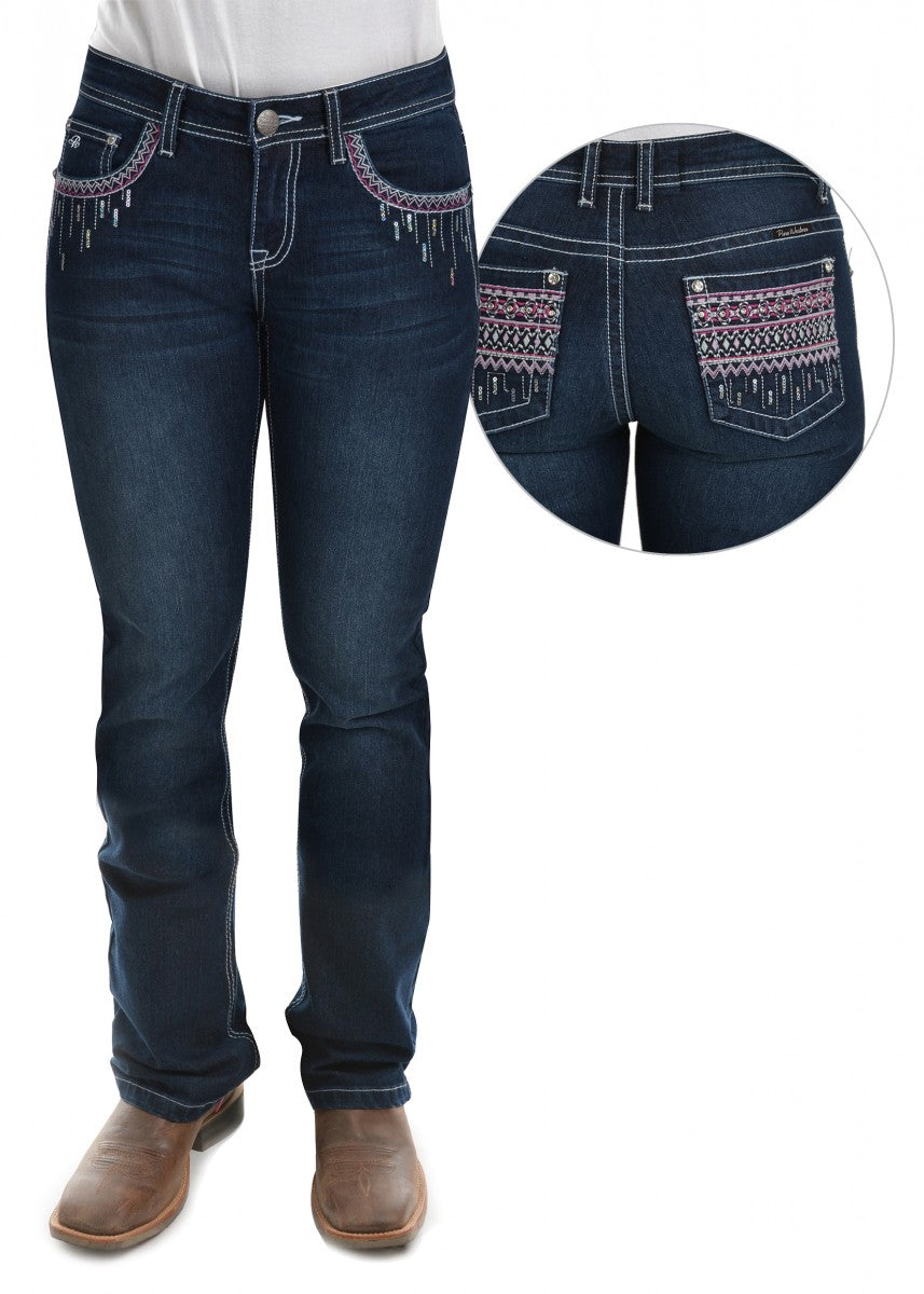 PCP2211385 Wmns Shawna Boot Cut Jean | Darkest Night