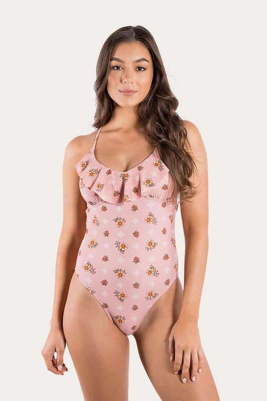 221048RW One Piece Swimsuit | Wildflower Pink