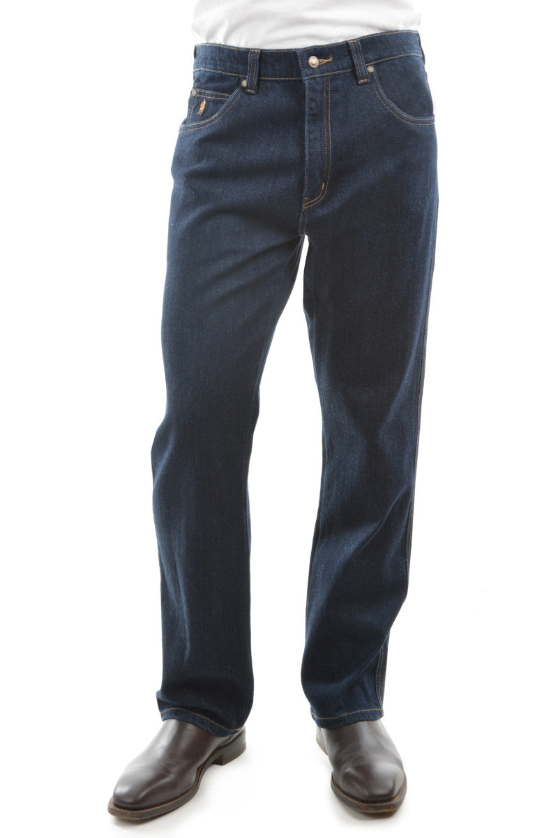 TCP1232381 Men's Stretch Jean Mid Reg Straight 32 Leg | Washed Indigo