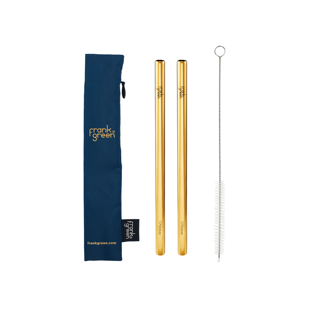 Frank Green reusable straw R12OCS7 Straw Pack + Brush | Deep Ocean