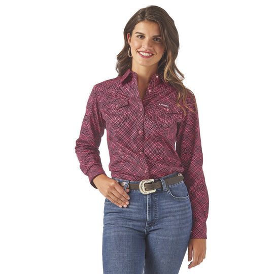 WRANGLER SHIRTS LWB267M Wrangler Shirt | Pink/Black