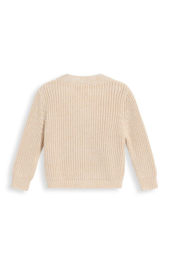 Chunky Knit Cardigan | Oat