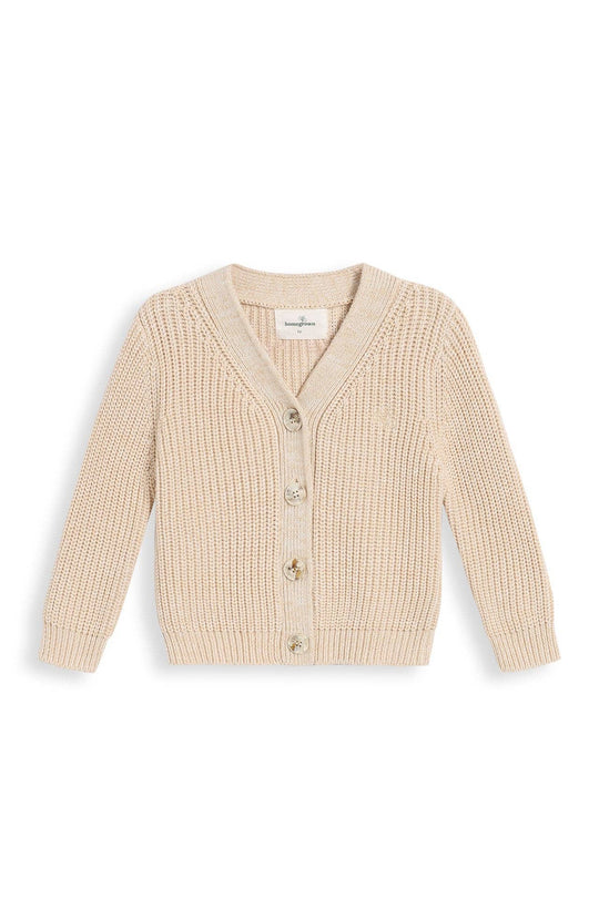 Chunky Knit Cardigan | Oat