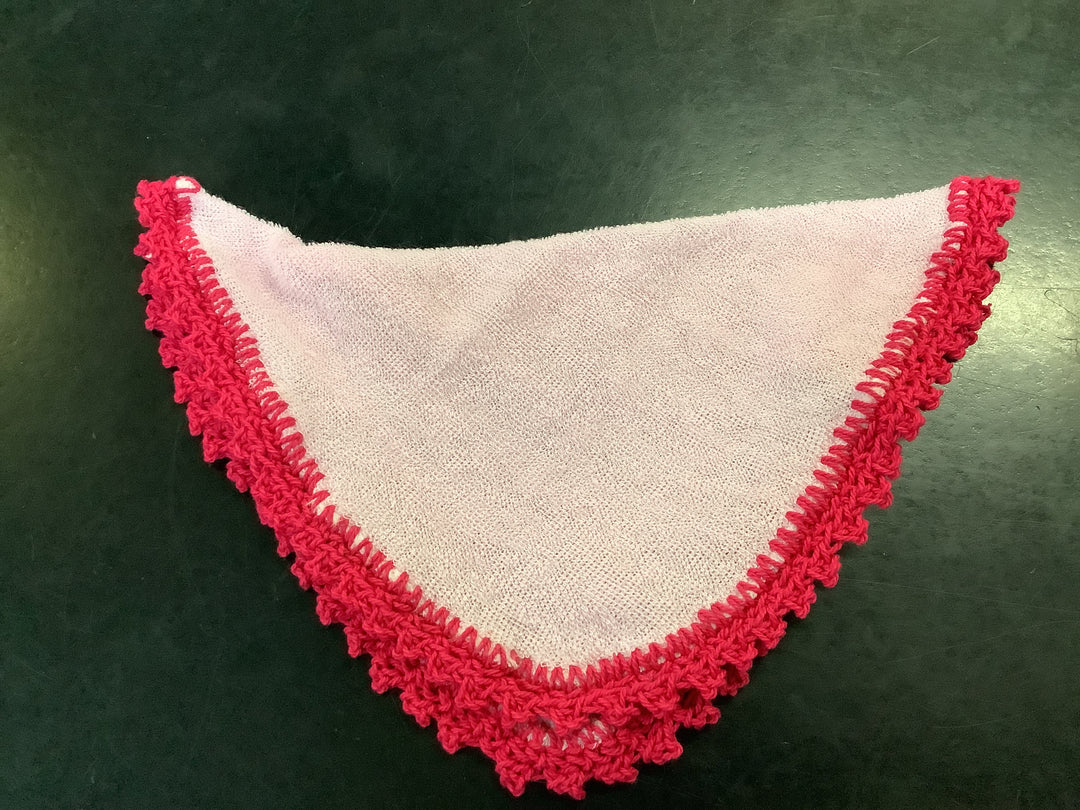 1432051 Baby Washer Hand Crochet Edge