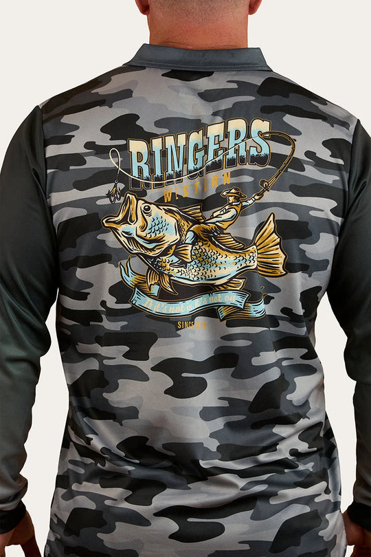 Buckin Barra Fishing Jersey - Black