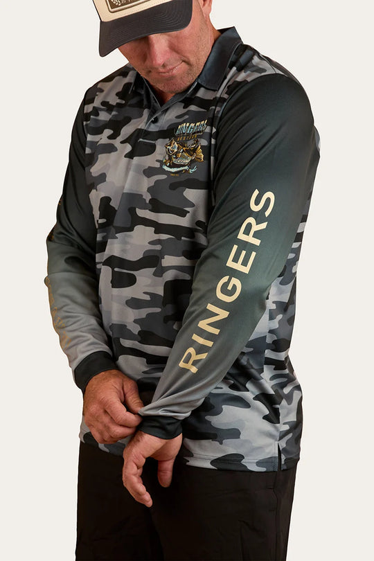 Buckin Barra Fishing Jersey - Black