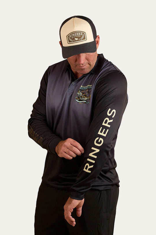 Buckin Barra Fishing Jersey - Navy