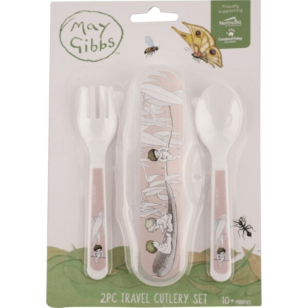 May Gibbs Divider Plate & Spoon Set + Travel Cutlery Set