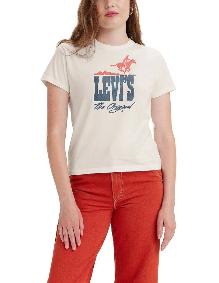 A22260075 Levi's Original Graphic Classic Tee | Cowboy Egret