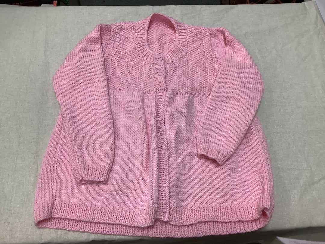 1432178 HVC Girls Cotton Candy Cardigan | Pink