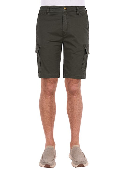 T6S1308119 Mens Leo Cargo Short |Dark Olive