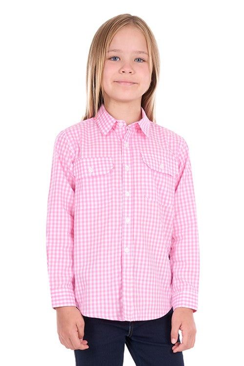 HCP7102207 KIDS TAYLOR LS FULL BUTTON SHIRT
