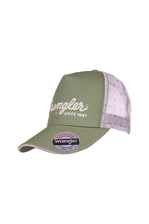 X6S2937CAP Lucy HP Ponytail Trucker Pastel Pink