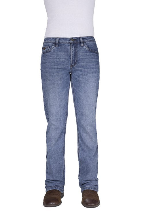 B6S1200100 Mens Scope Boot Cut Jean 34l | Faded Blue
