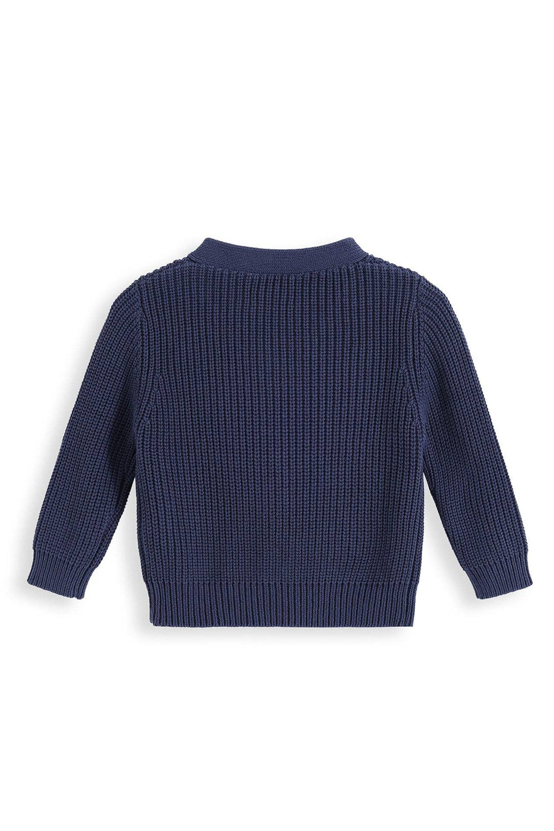 Chunky Knit Cardigan | Navy