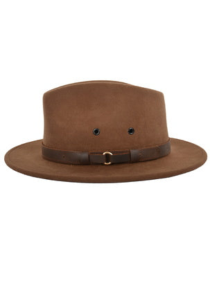 TCP1948Hat Casablanca Merinowool Felt Hat | Chestnut