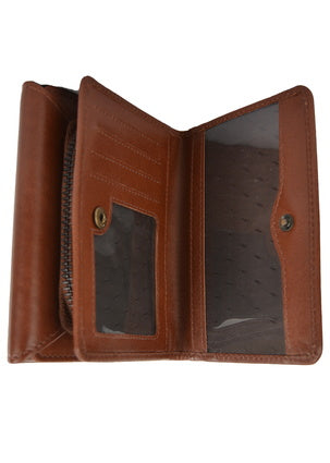 TCP2942WLT Cootamundra Zip and Snap Wallet | Tan