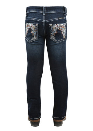 PCP5200576 Girls Anjelica Slim Leg Jean | Indigo