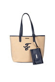 T3S2932BAG Natalie Tote Bag |Camel/Navy